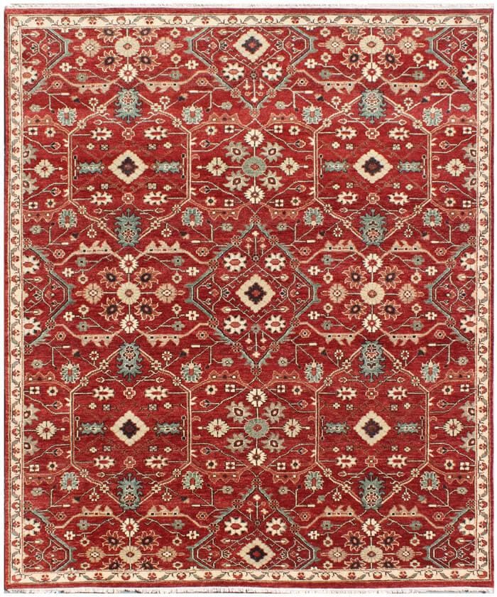 Luxury Red Persian style Hand knotted Area Rug