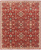 Luxury Red Persian style Hand knotted Area Rug