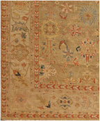 8x10 ft Green Beige Hand Knotted area Rug 9X12 & 10X14 handmade Persian rug