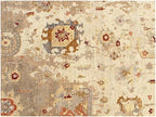 Hand Knotted Wool Area Rug 5x8, Beige Persian Rug