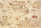 Hand Knotted Wool Area Rug 5x8, Beige Persian Rug