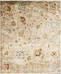 Brown Hand Knotted area Rug 8X10, 9X12 transitional handmade Persian rug for living room, bedroom and dining room.