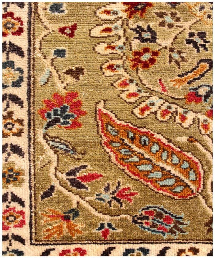 8x10 Serapi Hand-Knotted Wool Rug | Multi-Brown Panel Design