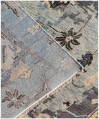 Muted Hand-Knotted Persian Area Rug–Transitional Wool rug, 2.6x14 Runner, 6x9, 8x10 Handmade for Living, Bedroom,Dining Room