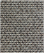 Geometric 3D Cowhide Area Rug –Luxury Hand-Curated Leather Hide Rug for Living Room, Bedroom or Office – Modern Neutral Carpet 5x8 8x10 9x12