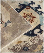 Hand Knotted Wool Area Rug, Transitional Persian Style, 8x10, 9x12