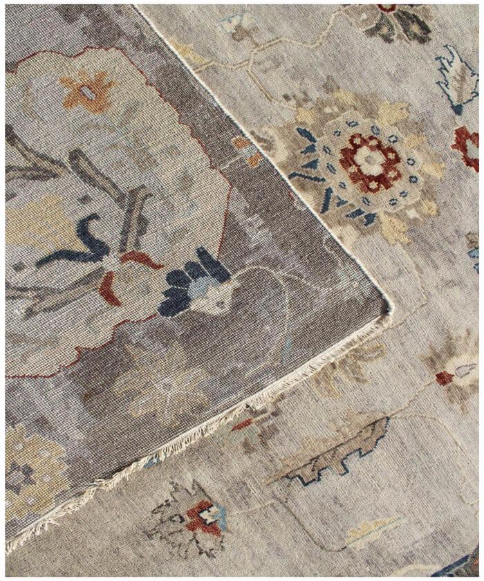 Hand Knotted Wool Area Rug, Transitional Persian Style, 8x10, 9x12