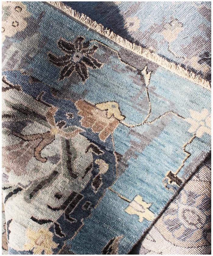 Muted Hand-Knotted Persian Area Rug–Transitional Wool rug, 2.6x14 Runner, 6x9, 8x10 Handmade for Living, Bedroom,Dining Room