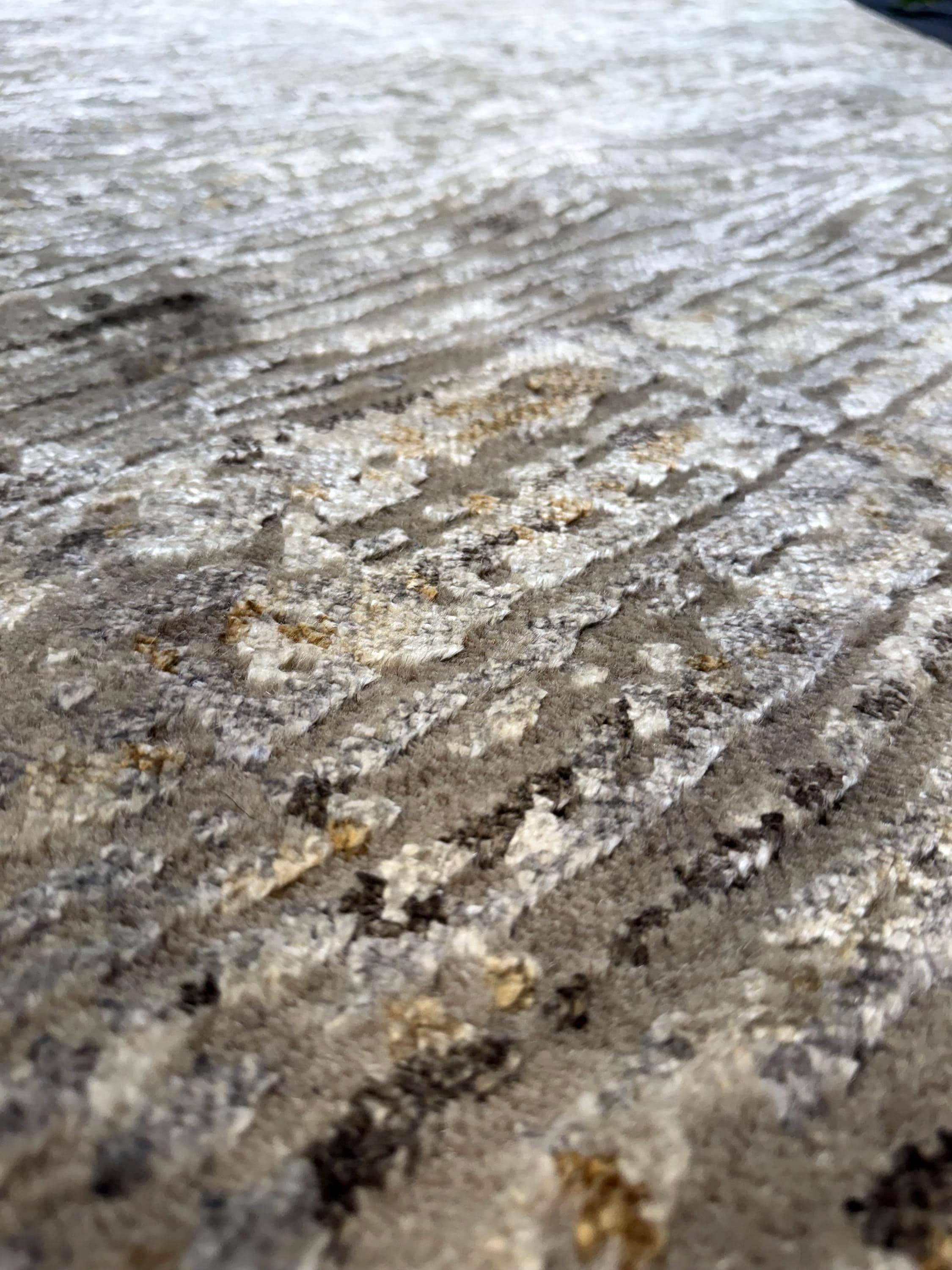 Beige Hand Knotted area Rug 5x8  handmade modern abstract rug for living room, bedroom and dining room, entry way, office, reading room