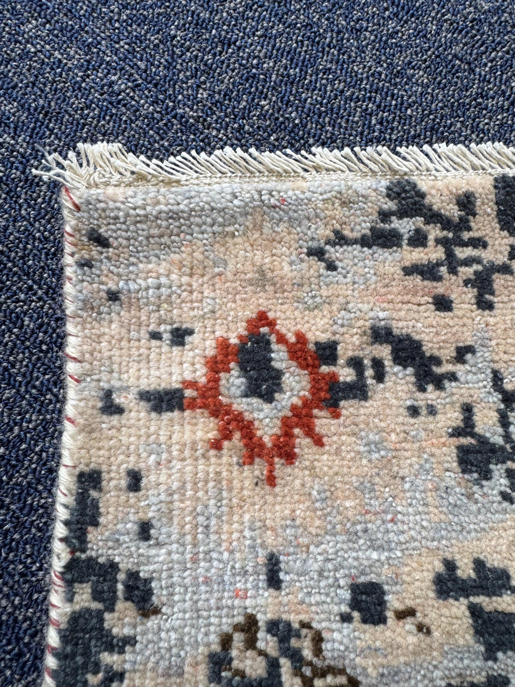 Gray beige Hand Knotted area Rug 4x6  handmade oriental Persian rug transitional rug- living room, family room,diningroom, bedroom, entryway