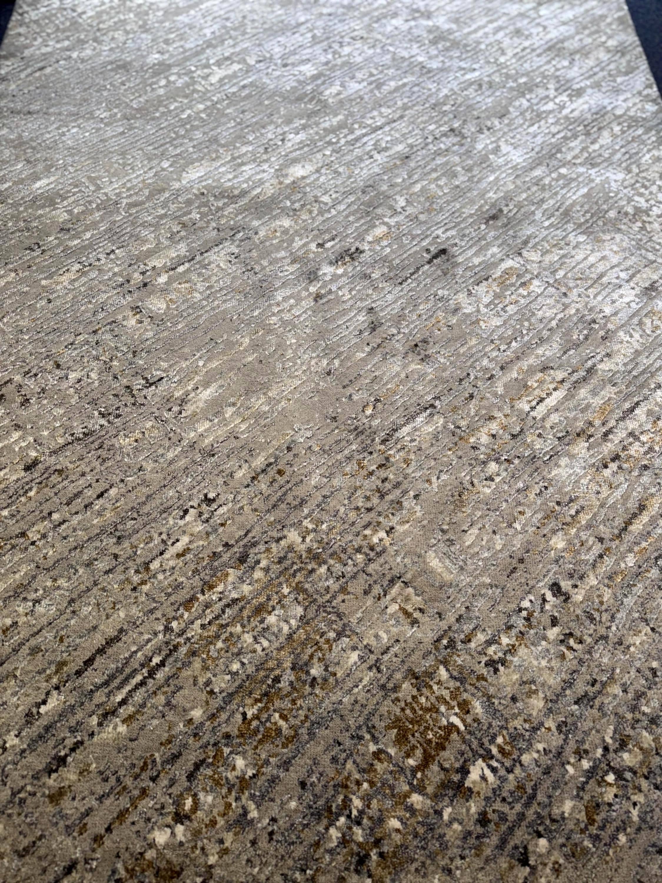 Beige Hand Knotted area Rug 5x8  handmade modern abstract rug for living room, bedroom and dining room, entry way, office, reading room