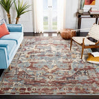 Handmade Soft Blue Traditional Persian Rug – Hand-Knotted Wool Area Carpet, 6x9 8x10 9x12 10x14 – Elegant Living & Dining Room Decor