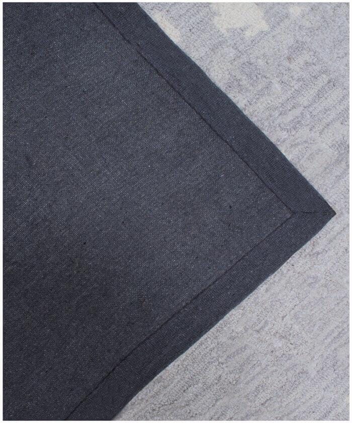 Modern Abstract Watercolor Area Rug - Hand-Tufted Wool - Blue, Sage & Lavender - 5x8, 8x10 - Soft Textured Rug for Living Room