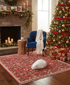 Luxury Red Persian style Hand knotted Area Rug