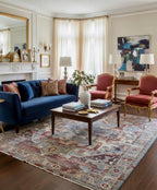 Handmade Soft Blue Traditional Persian Rug – Hand-Knotted Wool Area Carpet, 6x9 8x10 9x12 10x14 – Elegant Living & Dining Room Decor