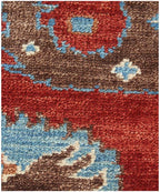 8x10 ft Hand Knotted Traditional Native American Area Rug