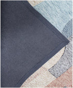 Abstract Geometric Hand-Tufted Wool Rug | Modern Earth Tones
