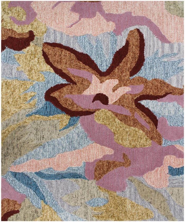 Enchanted Garden: Modern Hand-Tufted Floral Wool Rug