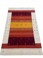 5x8 Vintage Persian Gabbeh Area Rug