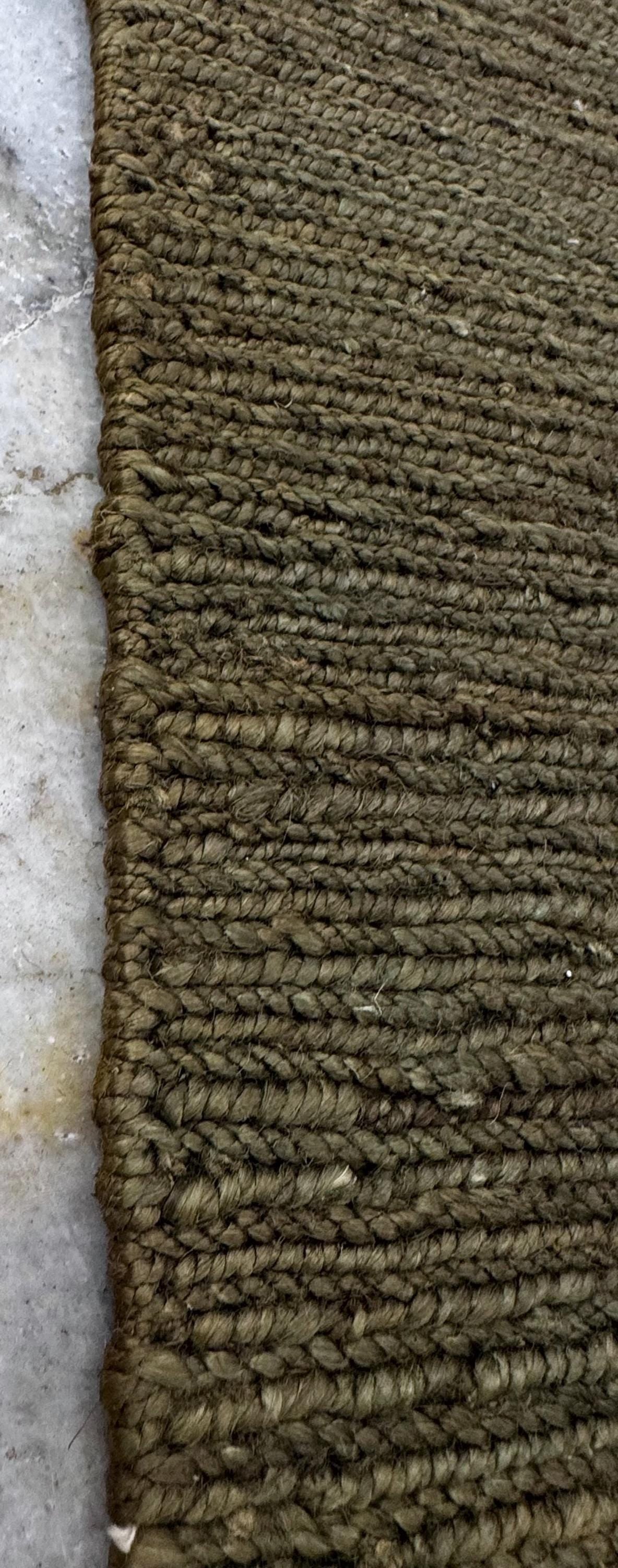 5x8 Jute Braided Rug, Natural Rustic Handwoven Area Rug