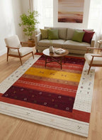 5x8 Vintage Persian Gabbeh Area Rug
