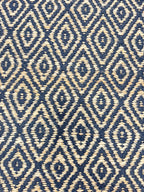 5x8 Natural Jute Diamond Pattern Area Rug