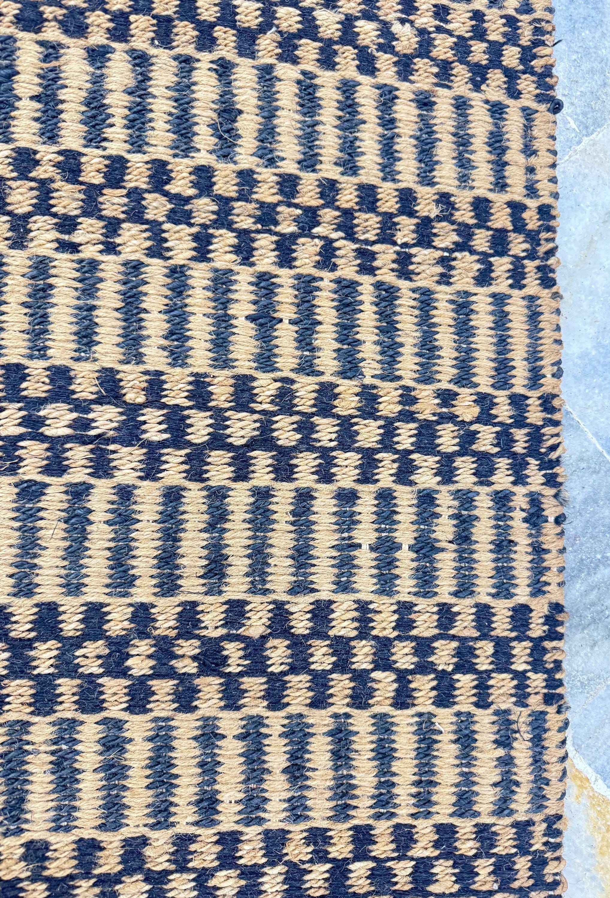 5x7 Natural Jute Area Rug , Natural Bohemian Farmhouse Rug