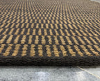 5x8 Handwoven Jute Rug , Unique Geometric Kilim Style Area Rug