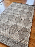 EcoFriendly 2x3 Jute and wool Rug, Bring Rustic Warmth & Bohemian Vibes-small area rug for entryway, kitchen area
