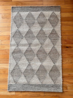 EcoFriendly 2x3 Jute and wool Rug, Bring Rustic Warmth & Bohemian Vibes-small area rug for entryway, kitchen area