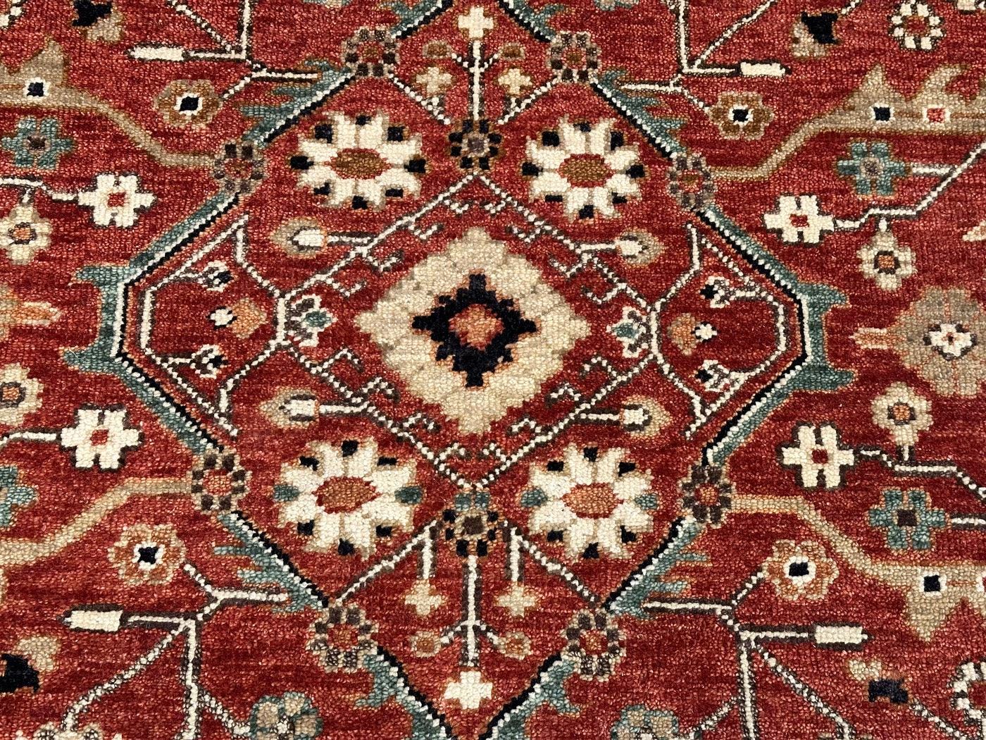 Luxury Red Persian style Hand knotted Area Rug