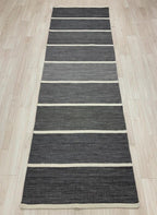 2.6x8 Flatweave wool Runner Rug, Long Hallway Accent, Coastal Decor,  Kitchen hallway rug Bohemian Style