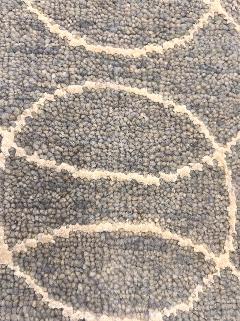 2x3 Hand-Knotted Wool & Silk Rug Small Luxury Accent Mat, pastel green/blue loop Design Entryway Area Rug, bedside rug, boho rug,door mat