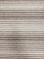 2x3 Striped Flatweave Rug Doormat Handwoven Wool Cotton Blend Grey Ivory Horizontal Stripes Entryway Accent Rug Small Area Rug or doormat