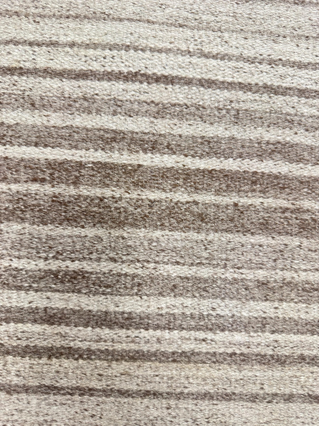 2x3 Striped Flatweave Rug Doormat Handwoven Wool Cotton Blend Grey Ivory Horizontal Stripes Entryway Accent Rug Small Area Rug or doormat