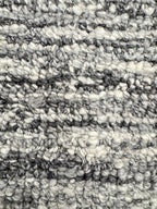 2x3 Hand-Tufted Gray Gradient Accent Rug | Modern Wool Blend Entryway Mat Textured Ombre Small Area Rug for Entryway, kitchen area, doormat