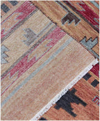 8x10 Rust & Indigo Southwestern/Navajo Hand-Knotted Wool Area Rug