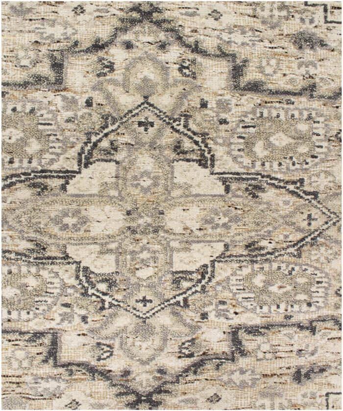 9x12 Hand knotted Wool low pile Rug, Ivory & Beige Area Rug, Natural Organic Wool handmade Modern rug for Living Room, Bedroom