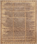 Hand Knotted Jute and Wool Rug - Hand Carved Textured Area Rug