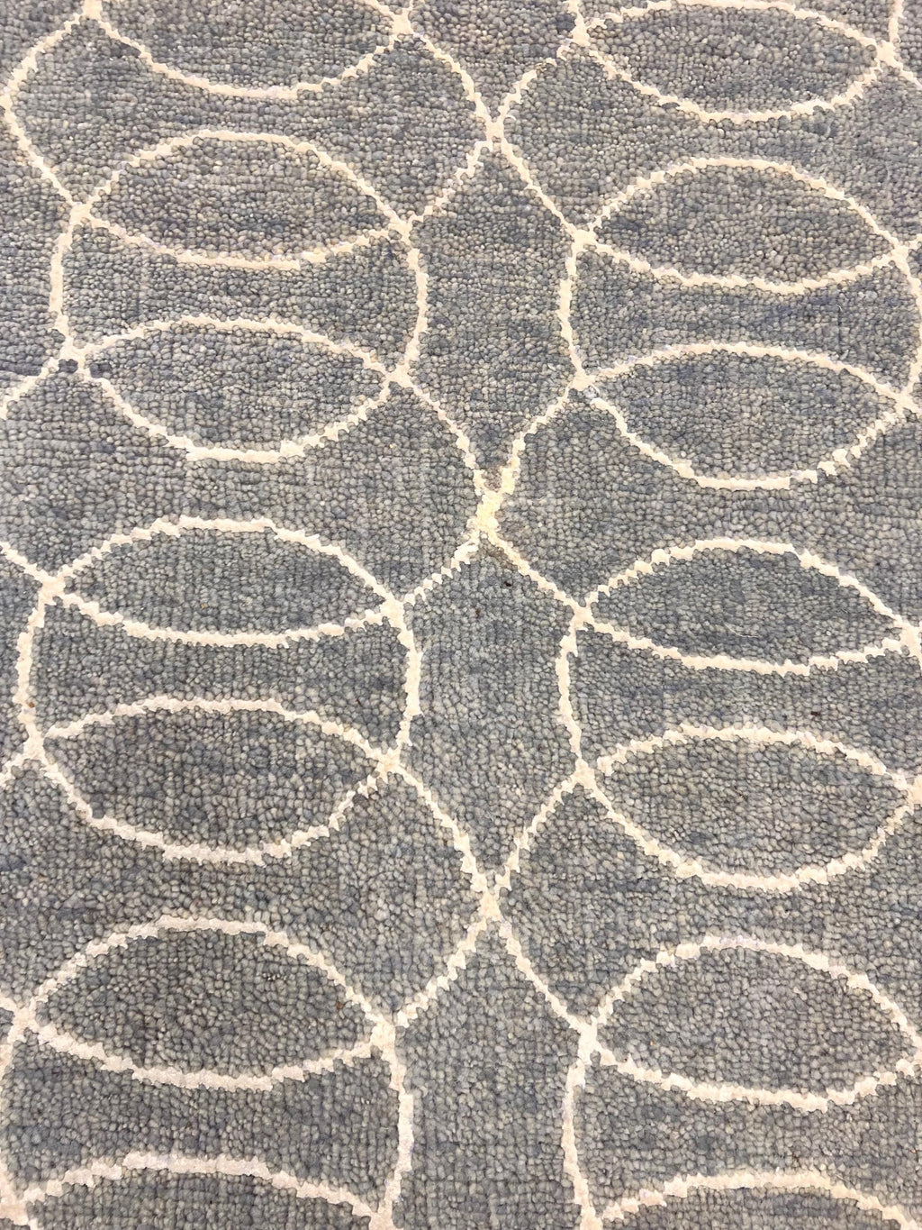 2x3 Hand-Knotted Wool & Silk Rug Small Luxury Accent Mat, pastel green/blue loop Design Entryway Area Rug, bedside rug, boho rug,door mat