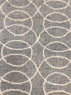 2x3 Hand-Knotted Wool & Silk Rug Small Luxury Accent Mat, pastel green/blue loop Design Entryway Area Rug, bedside rug, boho rug,door mat
