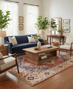 9x12 Hand-Knotted Wool Rug Traditional Heriz-Serepi Style