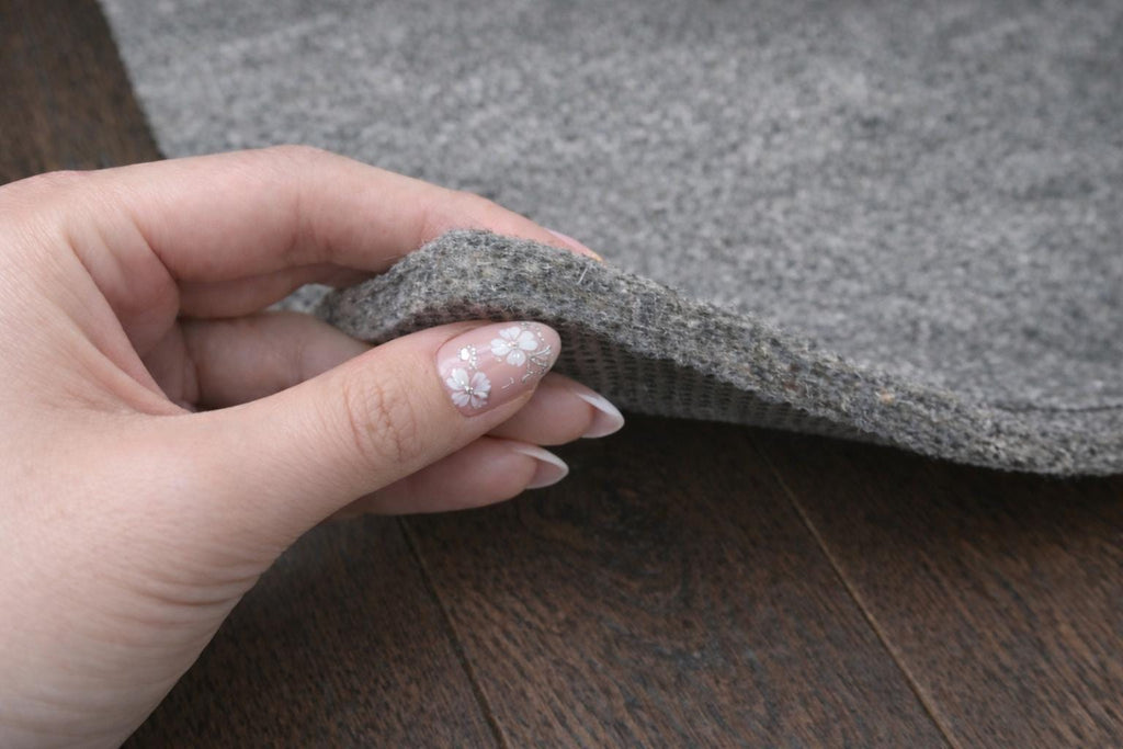 Custom cut Premium Durable Soft RugPad – Non-Slip backing, Cushioned & Floor Safe. Felt and Natural Rubber Rug Pad-Keep your rugs perfectly in place