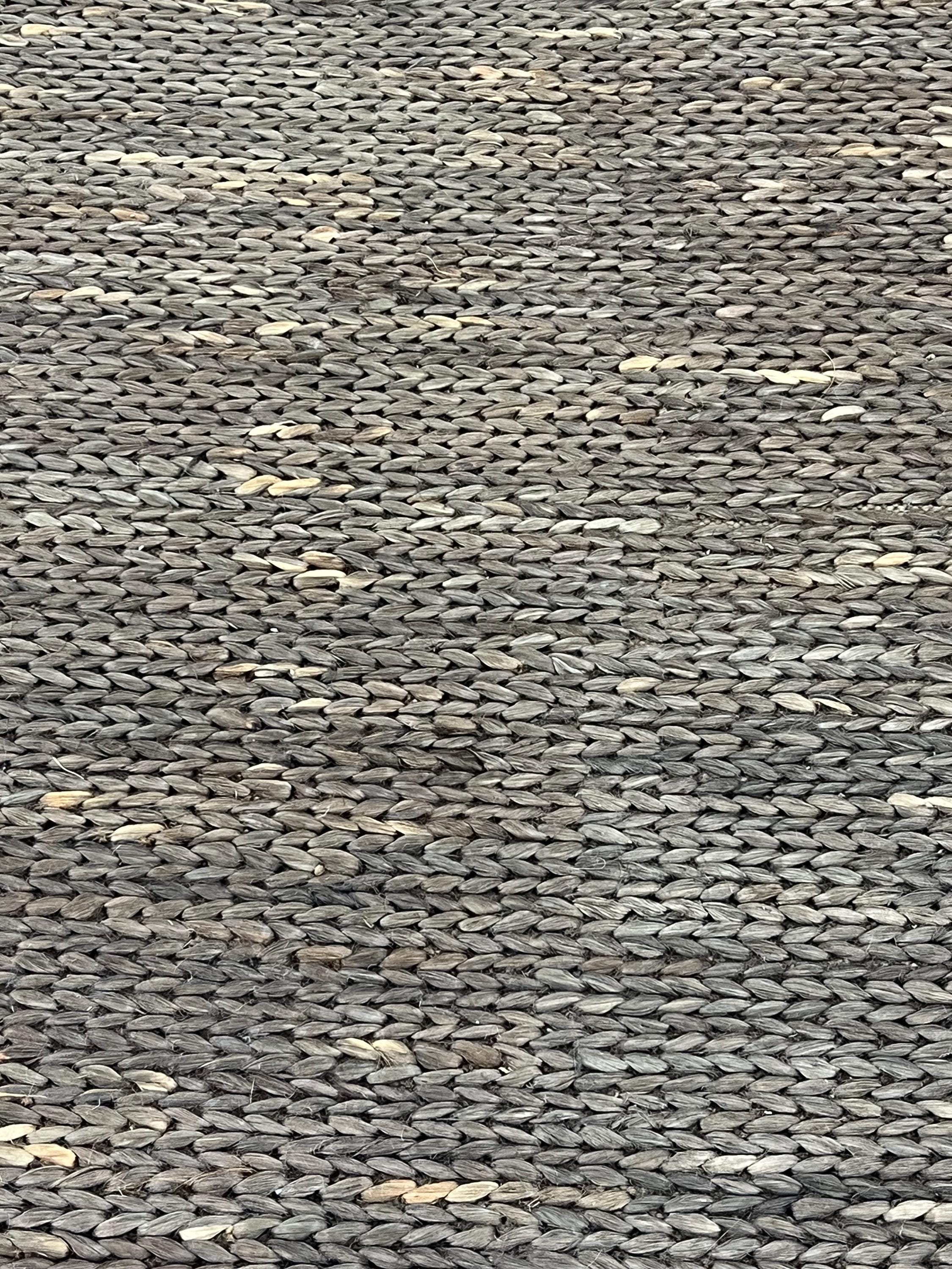 6 x 8 Hand-Braided Natural Jute Area Rug , Farmhouse Decor Chunky Woven Carpet