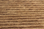 Natural Jute 6x8 Handwoven Area Rug, Textured Waffle Weave Brown with Gray accents