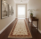 Traditional Persian Vintage Style Oriental Hallway, Stairs, Entryway Runner 10 ft