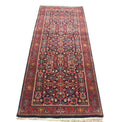 6 ft Antique Persian Wool Runner Rug. Hand-Knotted Vintage Entryway, Kitchen Rug