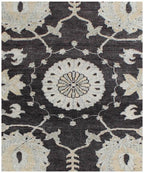 8x10 ft Elegant Paisley Pattern Gray & Cream Area Rug – Cozy Living Room