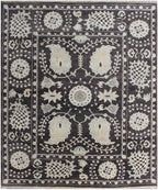 8x10 ft Elegant Paisley Pattern Gray & Cream Area Rug – Cozy Living Room