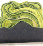 Hand Tufted Abstract Contour Wool Area Rug